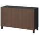 Тумба для хранения BESTA IKEA 394.214.29 дуб коричневий - изображение 1