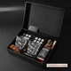 Подарочный набор камни с бокалами для виски Grills Bohemia Сassablanca Черный 35х24х11 см WS203S - изображение 1