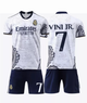 Дитяча футбольна форма Vini jr (Віні) Real Madrid Fan – р.20 (зріст 110-120 см.) біла - зображення 4