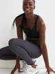 Спортивные леггинсы для фитнеса высокие женские H&M Sport 9249734wer XS Серые (PS2030000343270) - изображение 3