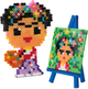 Mozaika SES Creative Beedz Art Mini artist Frida 1600 elementów (8710341060176) - obraz 4