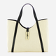 Torba shopper damska materiałowa Furla WB01729BX3542NN0001007 Mleczny/Czarny (800070334455) - obraz 1