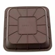 Форма для выпечки Lessner Chef Choco 10252 25х25х5 см коричневая - изображение 2