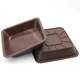 Форма для выпечки Lessner Chef Choco 10252 25х25х5 см коричневая - изображение 3