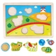 Дерев'яна рамка-вкладиш Hape Долина 3 в 1 (E1601) - изображение 2