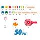 Конструктор-лабиринт Hape Marble Run Множество дорожек 50 эл. (E1102) - изображение 4