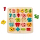 Деревянный пазл Hape Цифры 30х30 см разноцветный (701061) - изображение 2