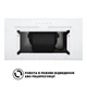 Вытяжка Встроенная INTERLINE SWAY WH A/60 GL/S - изображение 5