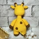 М'яка іграшка ручної роботи в'язана амігурумі Hand Made Жираф Гоша амігурумі 25 см Жовтий 202-6 - зображення 3