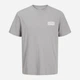 Футболка хлопковая длинная мужская Jack & Jones 12151955 M Серая (5715671957366) - изображение 7