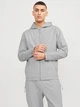 Толстовка на молнии мужская Jack & Jones 12253764 XL Серая (5715512749488) - изображение 1