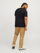 Футболка хлопковая длинная мужская Jack & Jones 12258871 5XL Черная (5715603703320) - изображение 2