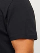 Футболка хлопковая длинная мужская Jack & Jones 12258871 5XL Черная (5715603703320) - изображение 5