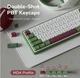 Клавіатура Royal Kludge R65 Біло-Зелена формату 65%, Chartreuse Switch - зображення 3