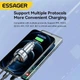 Автомобільний зарядний пристрій у прикурювач ESSAGER (80 Вт, два порти USB + Type-C) Quick Charge - зображення 3