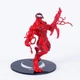 Коллекционная фигурка Веном 20 см из ПВХ пластика на подставке, статуэтка Venom для полки Красного цвета - изображение 2