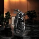 Металлический конструктор Мотоцикл 3D Harley-Davidson 12,8х6,2х4,3 см, конструктор декоративный с лазерной вырезкой - изображение 4