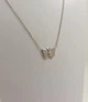 Колье серебряное с цирконием "Бабочка" 42-44 см Арт.12000 - изображение 8