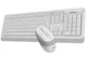 Комплект бездротовий A4tech Fstyler FG1010, White+Grey, клавіатура+миша - изображение 2