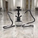 Кальян Hookah Jamil Ellipse Black высотой 30 см на 2 персоны - изображение 1