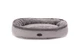 Овальный Лежак Harley and Cho Donut Soft Touch Gray L 100х70х21 cm Серый для собак (3102862) - изображение 2