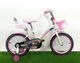Детский велосипед Kids Bike Crosser 3 - 16 розовый с дополнительными колесами для девочек 5 лет и старше легкий прочный с ножным и ободным тормозом 16 дюймов стальная рама - изображение 2
