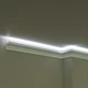 Карниз потолочный 100x70x1150 мм Tesori KD 412 для LED освещения - изображение 7