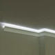 Карниз полиуретановый 100x50x2000 мм Tesori KF 704 для LED освещения - изображение 8