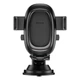 Автомобільний тримач для телефону Baseus UltraControl Pro Series Clamp-Type Car Holder Set для кріплення на панель/торпедо/лобове скло/дефлектор (C40351600113-00) Black - зображення 5