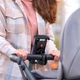 Тримач для телефону Baseus QuickGo Series Bike Phone Mount на велосипед/мопед/мотоцикл 5.7-7.2" (C40561500113-00) Black - зображення 8