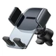 Автомобільний тримач для телефону Baseus Easy Control Clamp Car Mount Holder для кріплення в дефлекторі 4.7-6.7" (SUYK000101) Black - зображення 1