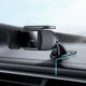 Автомобильный держатель для телефона Baseus Steel Cannon pro Solar Electric Car Mount для крепления на панель с автоматическим зажимом (SUGP010001) Black - изображение 8