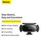 Автомобильный держатель для телефона Baseus Steel Cannon pro Solar Electric Car Mount для крепления на панель с автоматическим зажимом (SUGP010001) Black - изображение 9