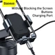 Автомобильный держатель для телефона Baseus Simplism Gravity Car Mount Holder With Suction Base на торпедо (SUYL-TK01) Black - изображение 15