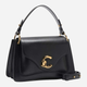 Torba damska skórzana Coccinelle C-Me Calf E1SSK180201-001 Czarna (800070338297) - obraz 3