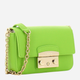 Torebka crossbody damska skórzana Furla Metropolis Mini WB00789AX07321995S10 Zielona (800070302221) - obraz 3