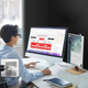 Монитор портативный InnoView INVPM406 15.6" 1080P FHD USB-C, miniHDMI, HDR, IPS, Smart Cover silver - изображение 4