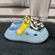 Кроксы детские для мальчика Fashion голубые с пандой 24/25р (15.5 см) 5654 - изображение 5