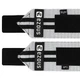 Бинты кистевые 72 см для жима Полиэстер / Хлопок / Латекс липучка 2 шт STRENGTH WRIST WEIGHTLIFTING WRAPS EZOUS цвет черно-серый C-03 - изображение 9