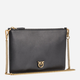 Torebka kopertówka damska skórzana Pinko Flat Classic 100455A0F1-Z99Q Czarna (800070302035) - obraz 3