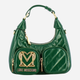 Torebka bagietka damska mała Love Moschino Borsa JC4320PP0LKM0850 Zielona (800070326619) - obraz 1