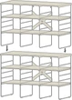 Стійка для взуття (12 пар) Joseph Joseph Level Plus Adjustable Shoe Rack - Triple 55009 - зображення 9