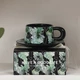 Подарочный кофейный набор Qinglan Ruomeng Black чашка блюдце коробка - изображение 3