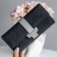 Женский кошелек Prettyzys PT18-989 Black клатч с пряжкой повседневный - изображение 4