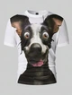 Футболка NEW SUMMER стильна With Funny Cartoon Dog Print, білий, XL - зображення 2