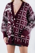 Кардиган Arjen 101936 ONE SIZE бордовый (2000000142722) - изображение 3