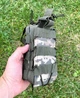 Подвійний штурмовий підсумок для магазинів АК з пластиковими вставками з системою MOLLE піксель - зображення 5