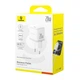 Зарядний мережевий пристрій Baseus Palm 20W Type-C з функцією швидкої зарядки QC3.0+PD3.0 (P10111602213-00) White - зображення 2