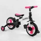 Велосипед-трансформер Best Trike 55475 (1) колеса PU 10'', родительская ручка, съемные педали - изображение 5