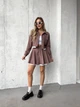 Жіночий вельветовий костюм двійка (спідниця-шорти+піджак) Uaclothes 46-48 Капучино (like30967-111841350) - изображение 1